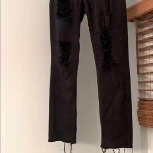 Express black jeans